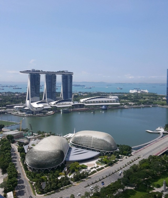 新加坡滨海湾花园风景视频,新加坡滨海湾景点