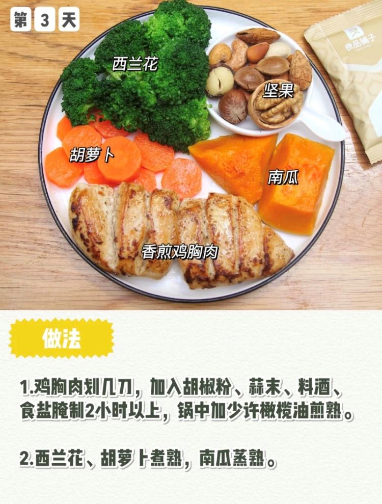 营养师一日三餐减肥餐,营养师一周食谱大全集