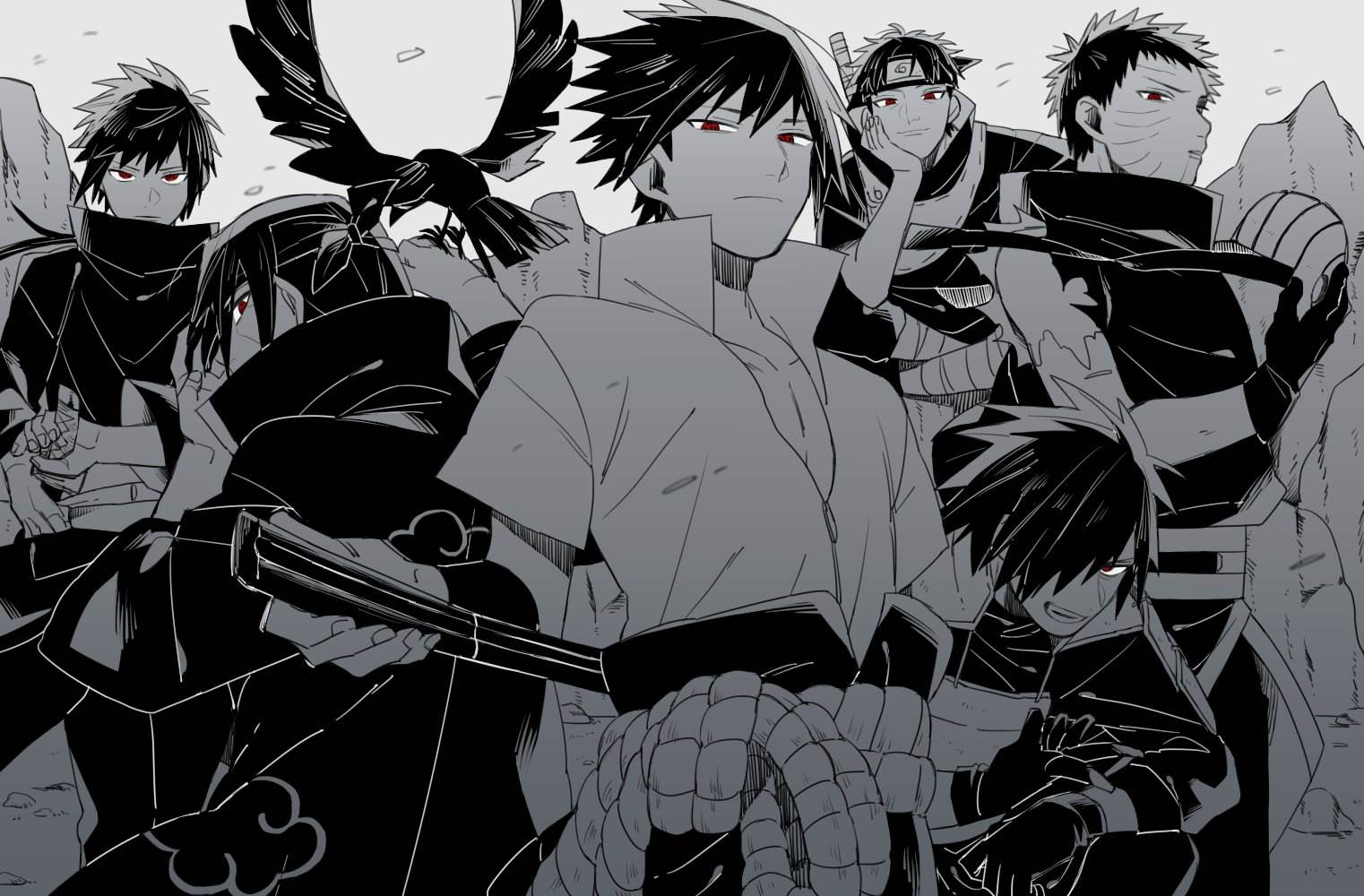 火影佐助万花筒写轮眼连招,火影忍者哪个颜色的须佐能乎最强