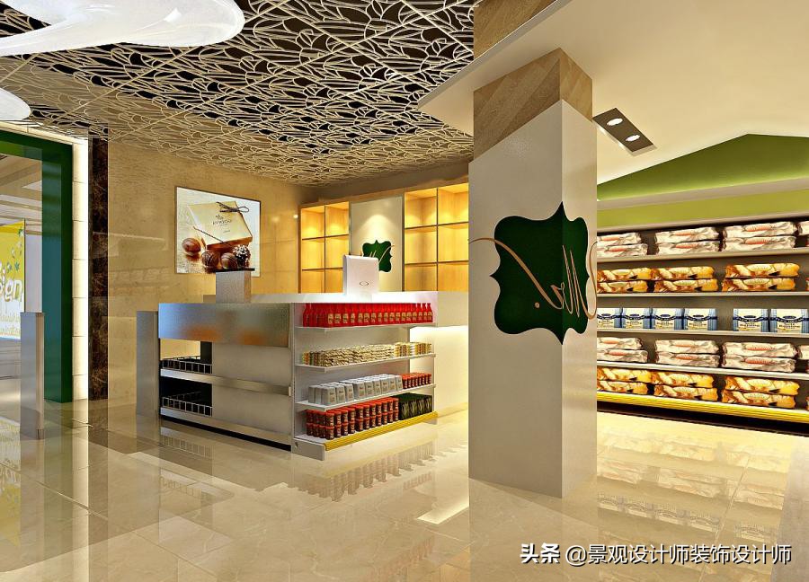 商场店铺设计案例图纸,超市设计图解大全