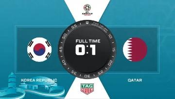 卡塔尔世界杯韩国输球看台上球迷,卡塔尔1-0韩国队