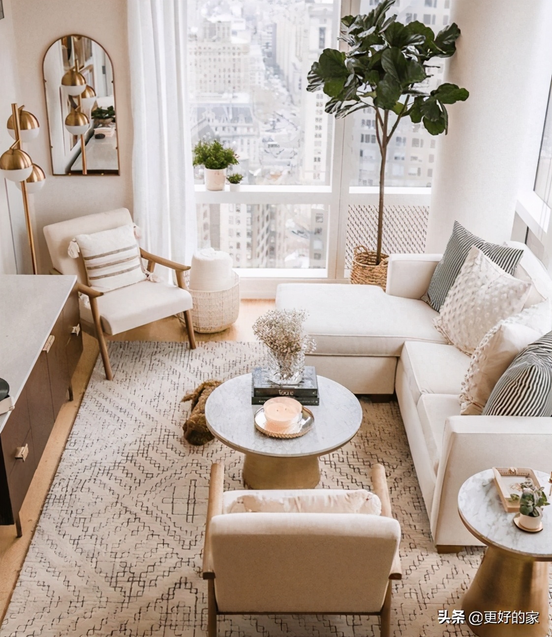 白色沙发究竟有多美？没试过这些搭配，你可能永远想象不到