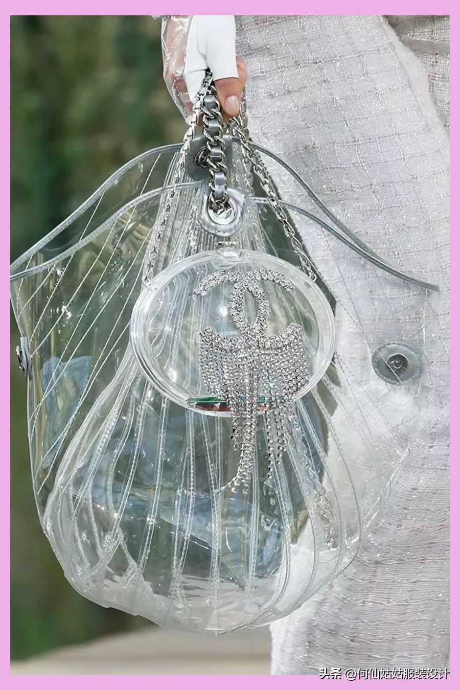 一次性雨衣也穿的很好看,雨衣可外穿