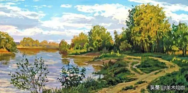 俄罗斯现代油画风景油画作品欣赏,可以让人美哭的风景