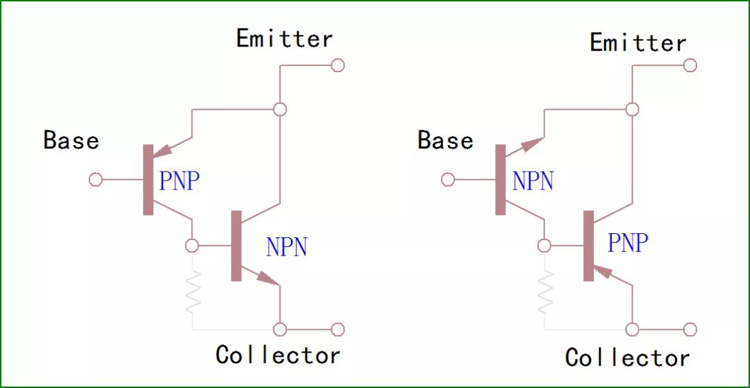 达林顿三极管模块,达林顿三极管六种接线图
