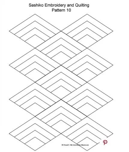 刺子绣基础教程,最简单的刺子绣教程