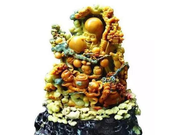 金沙彩玉是什么玉石,带纹路绿彩玉石图片