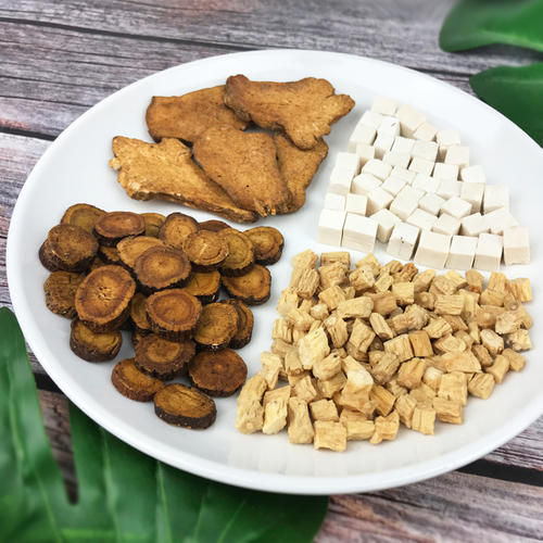 甘草解百药毒，可用于心脏急剧跳动，手指关节疼痛，胃痛胃痉挛