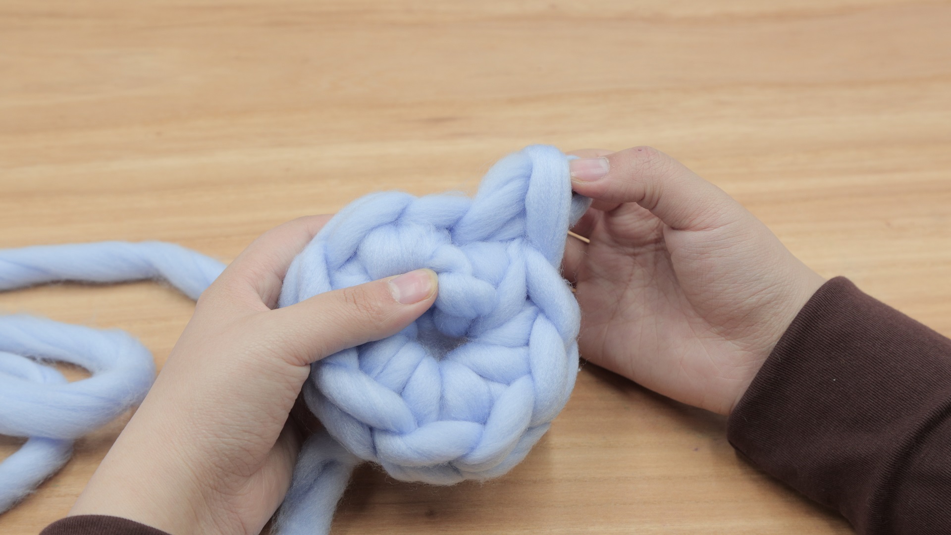 冰岛线能编织什么,冰岛线编织狗窝教程