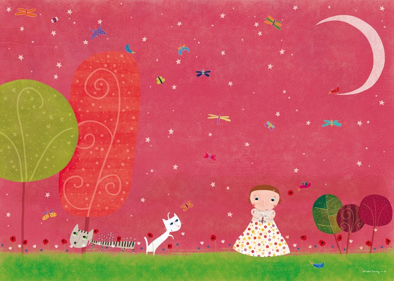 超有爱儿童插画临摹集,充满童趣的节日插画作品