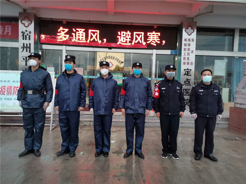 宿州抗击疫情志愿者,宿州警察防疫一线
