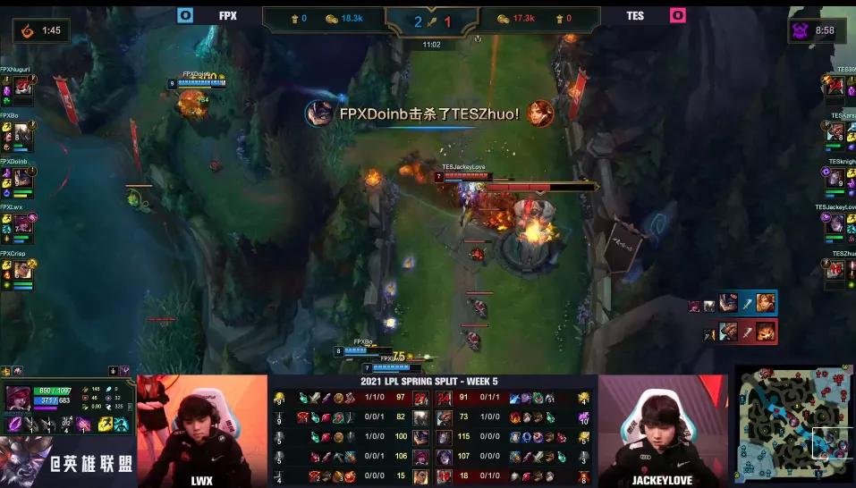 fpx2-1tes,今年的fpx有多强