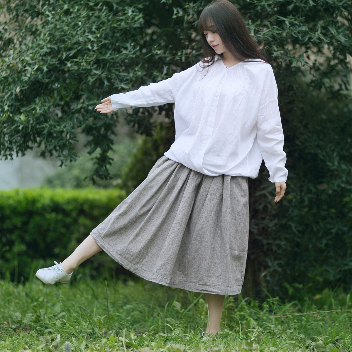 好看的森系裙子,温柔高级感裙子