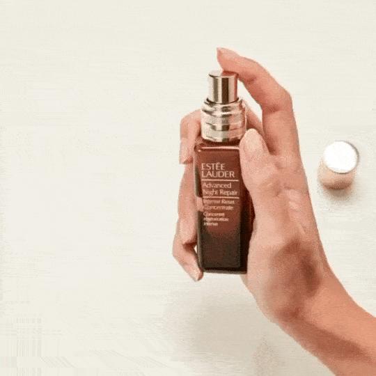 雅诗兰黛小2棕瓶测评,雅诗兰黛小棕瓶效果前后对比