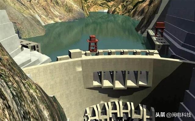 乌东德水电站大坝主体工程,乌东德大坝照片