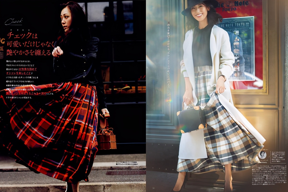 时尚达人都爱穿的半身裙,时尚潮流穿搭日本人