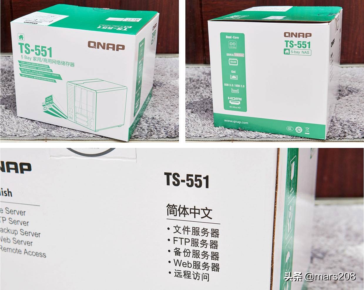 威联通qnapts-231测评,qnap威联通双万兆nasts532x拆解