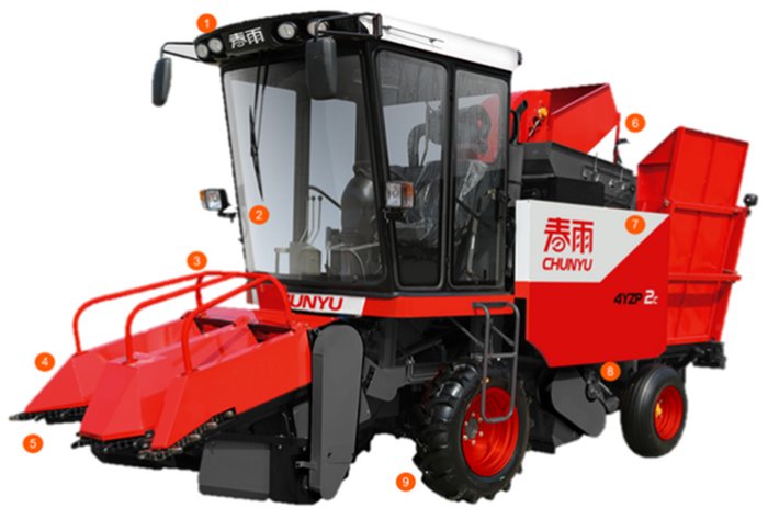 玉米收获机小型单垄,两行玉米收获机多少钱一台