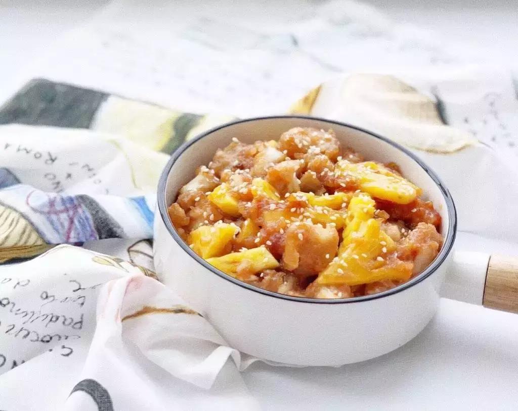 酸甜菠萝龙嘴鱼,番茄菠萝龙利鱼