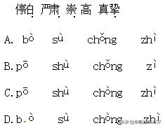 小升初语文常考的音节,小升初语文拼音专项练习题