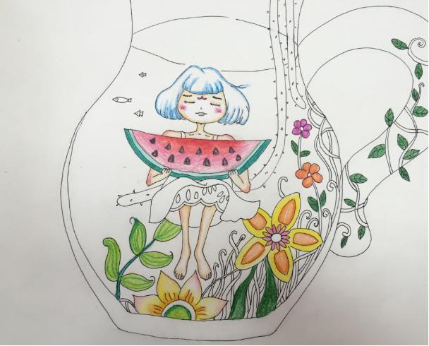 夏天的太阳一年级绘画,少儿美术绘画教程秋天