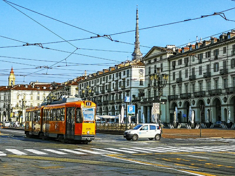 意大利都灵风景照片,曾经意大利的首都