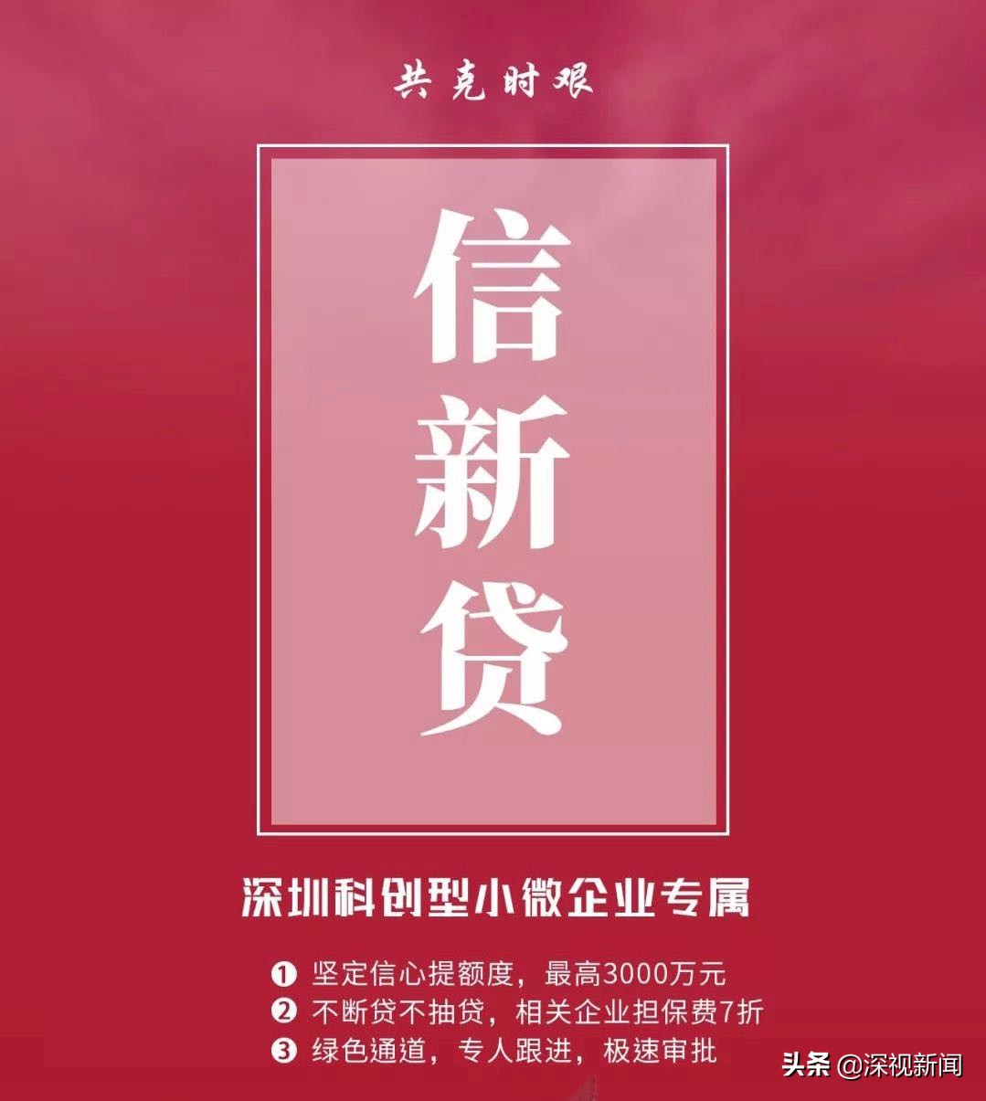 利率低至基准以下！深圳高新投携手银行助力企业共渡难关