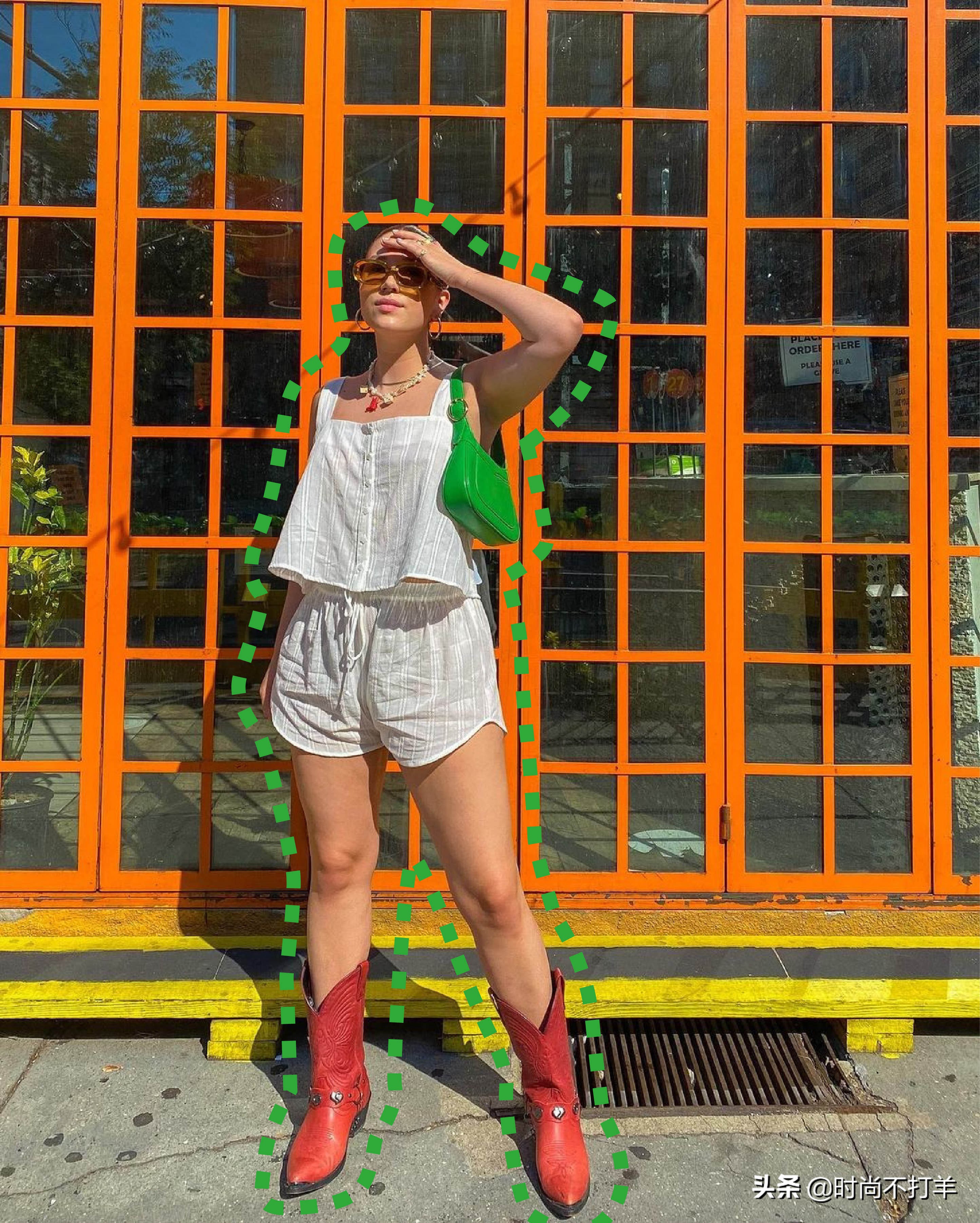 穿搭推荐夏季短裤,夏季穿搭腿粗中性短裤