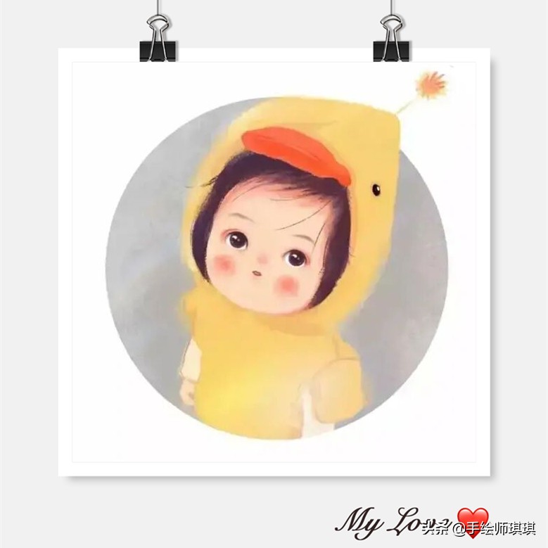 2018最火微信头像萌娃卡通,可爱又萌的微信头像小孩