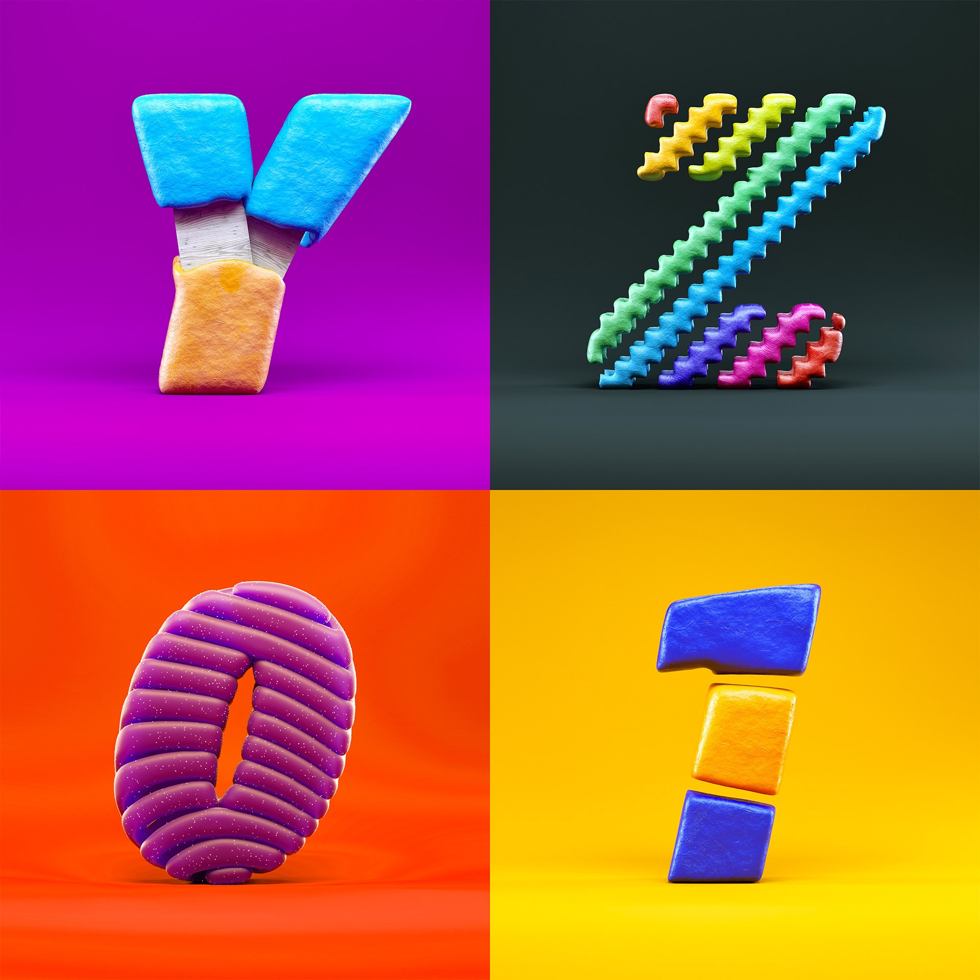 字母的异形设计,为喜欢的字母设计一个创意的造型