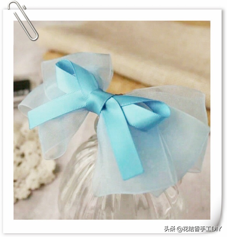 蝴蝶结发饰手工制作简单,蝴蝶结发饰diy教程网红大蝴蝶结