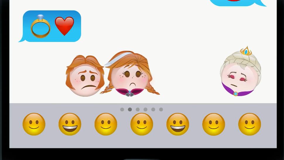 emoji版冰雪奇缘,冰雪奇缘表情神还原