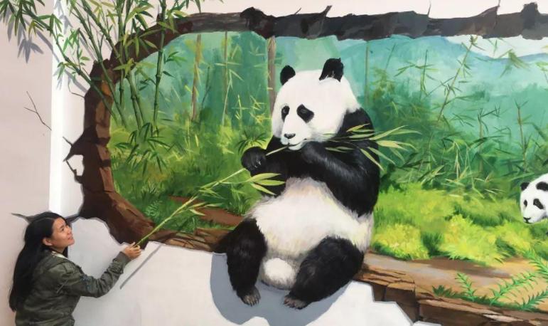 北京3d墙体彩绘机,室内3d墙绘机器