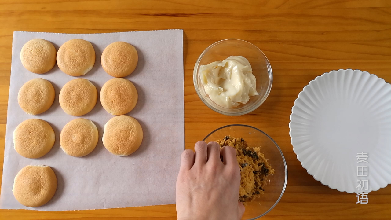 网红肉松小贝原来是这么做出来的,自制全部网红款的肉松小贝做法