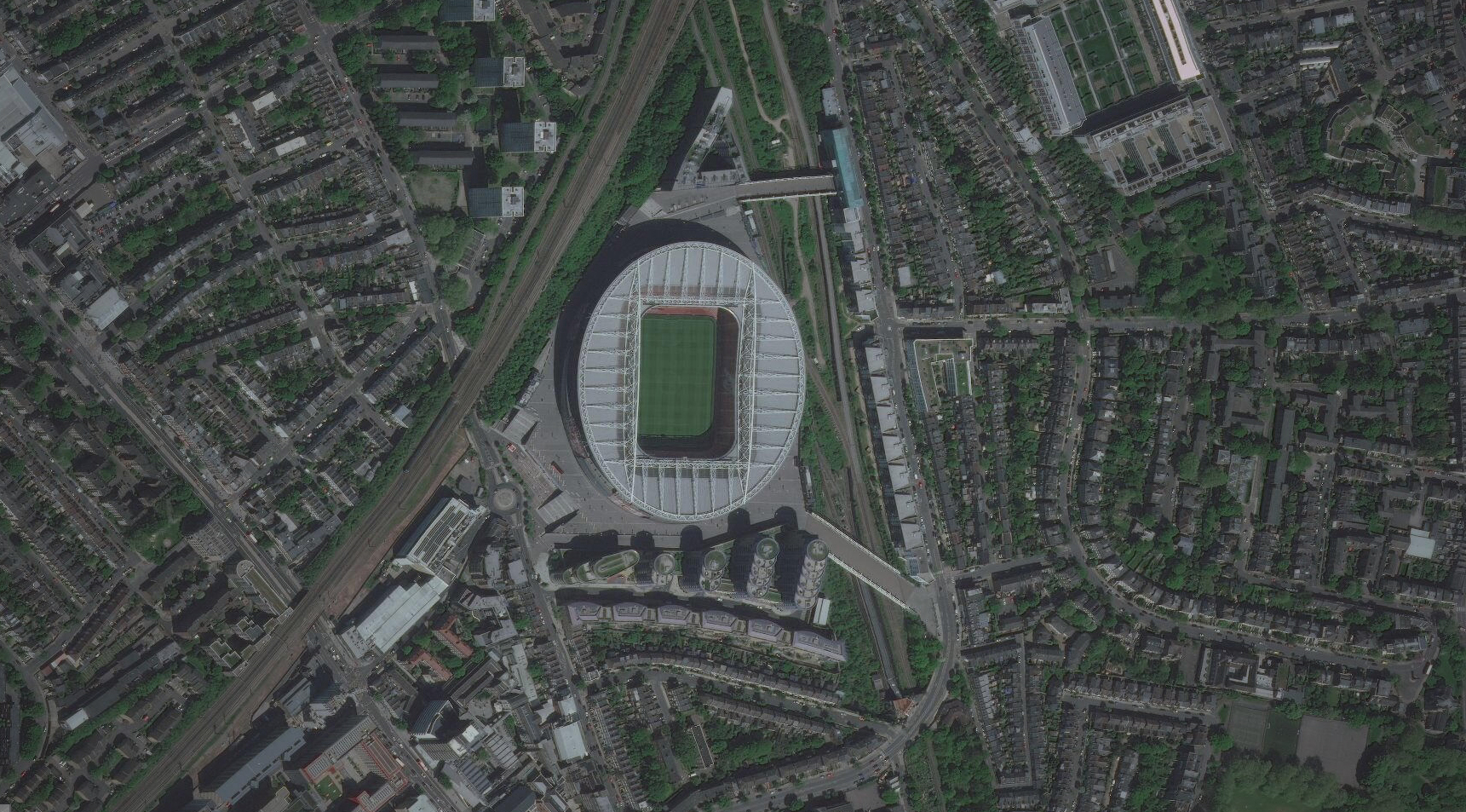 德甲十大足球场,英超各俱乐部足球场航拍