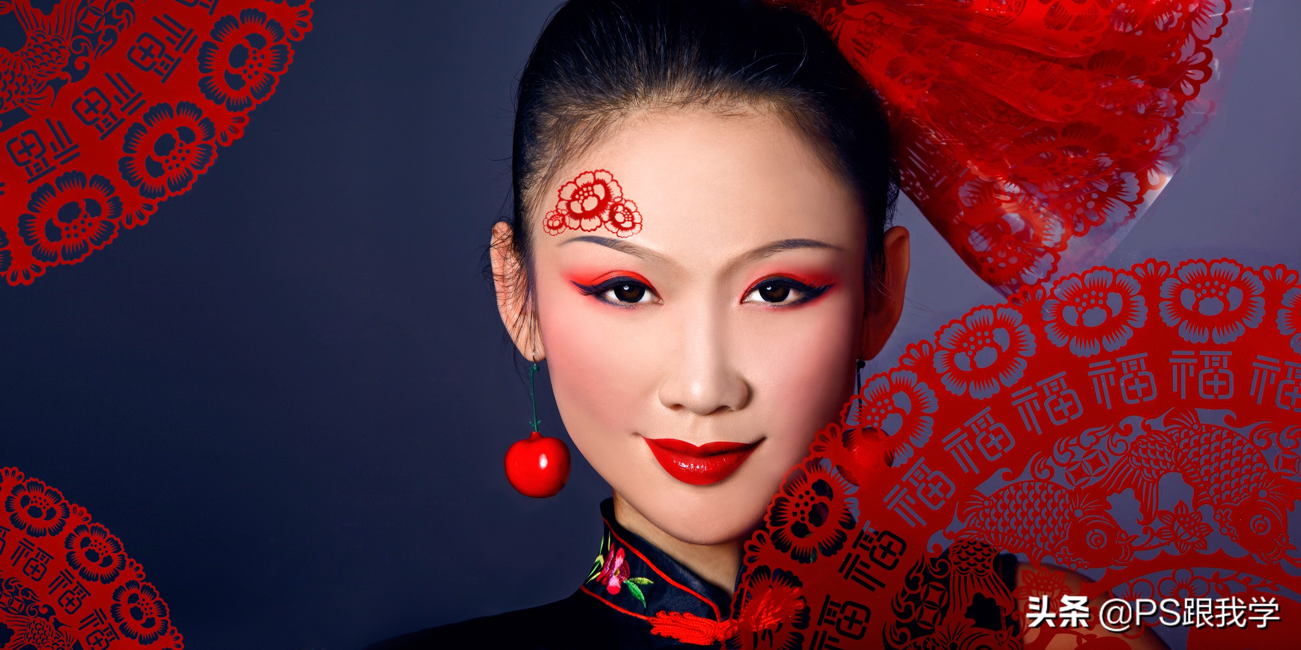 photoshop怎么设计手幅,photoshop如何制作海报