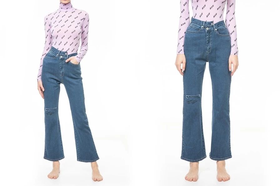 小心机简约设计风格,设计感小心机不规则假两件