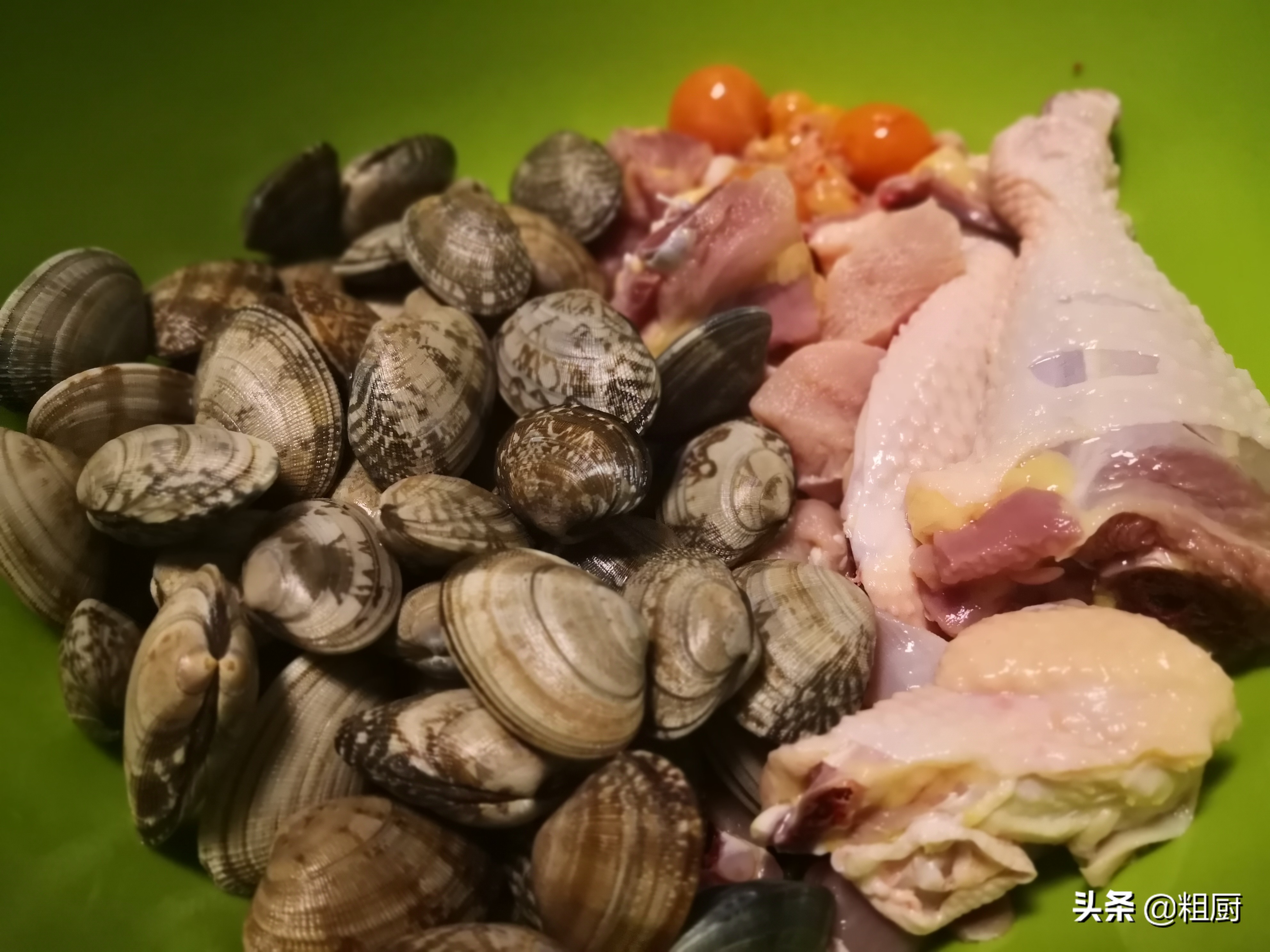 不辣的花甲炒鸡,鲜香花甲鸡的秘制酱料做法