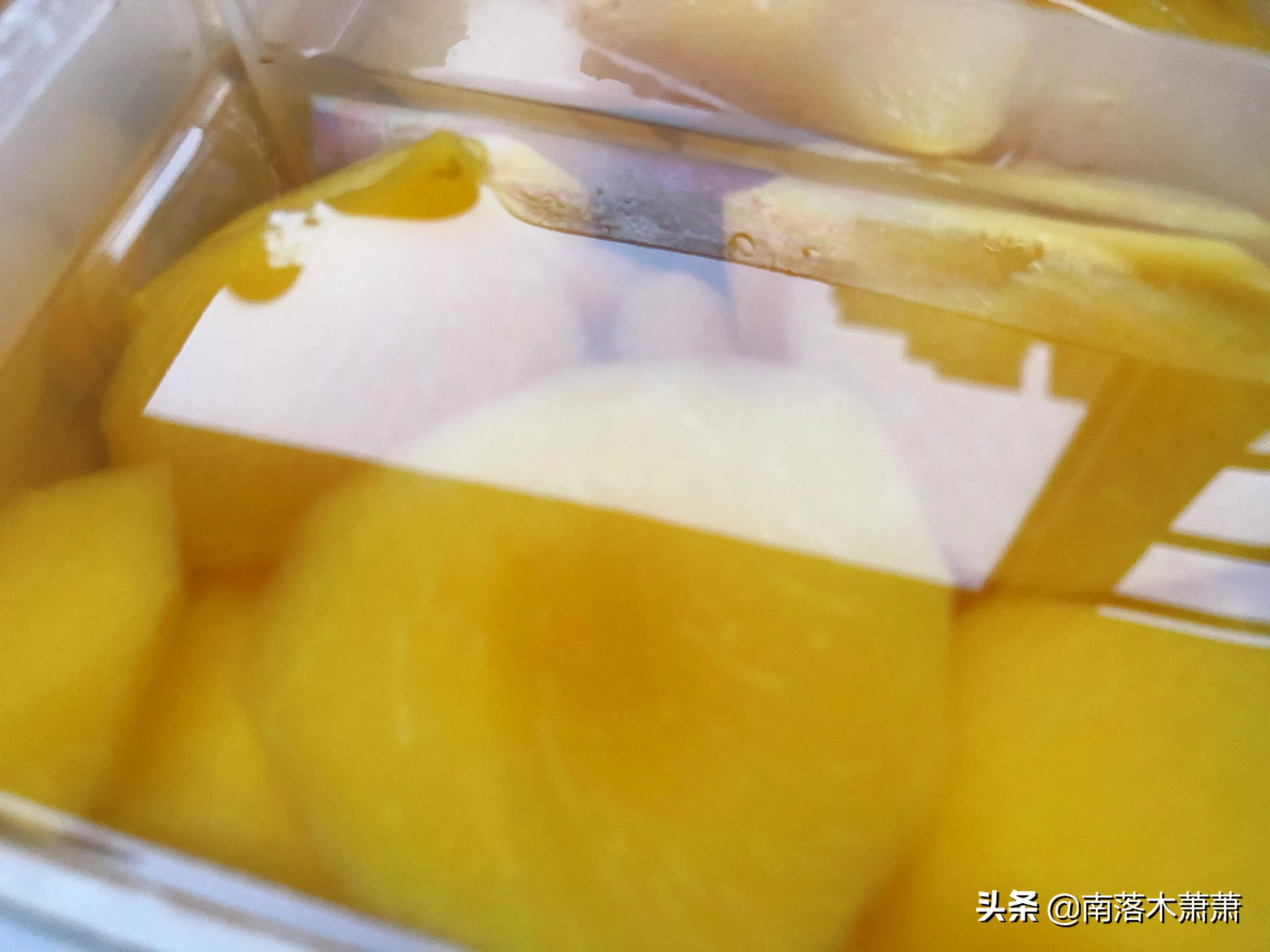 怎么做冻黄桃罐头简单又好吃,火龙果和油桃做罐头的方法