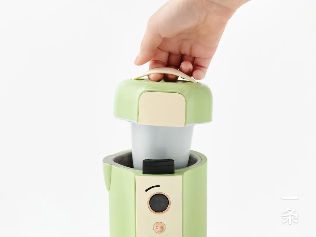 多功能全自动辅食豆浆机,一人份全自动豆浆机