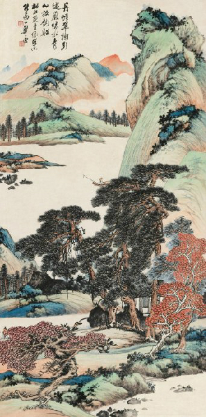 郑午昌花鸟,丝鬓散人郑午昌百幅绘画作品赏析