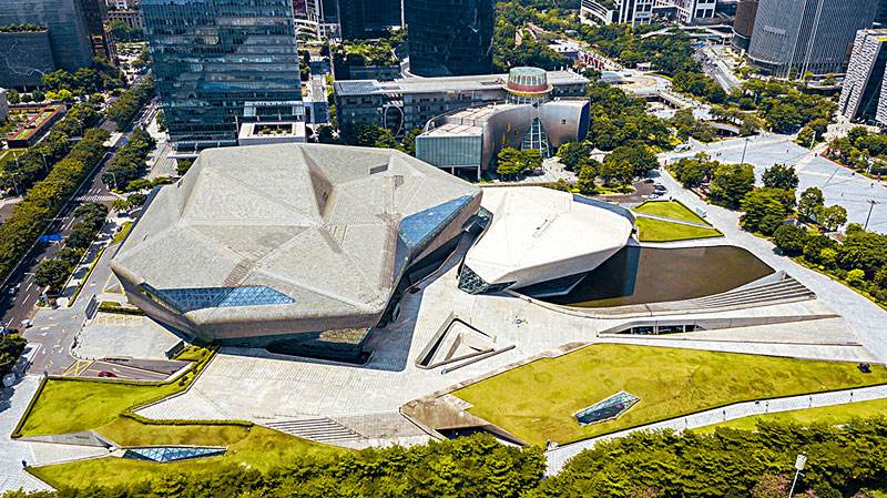 梅溪湖芙蓉花建筑,世界最大建筑长沙梅溪湖