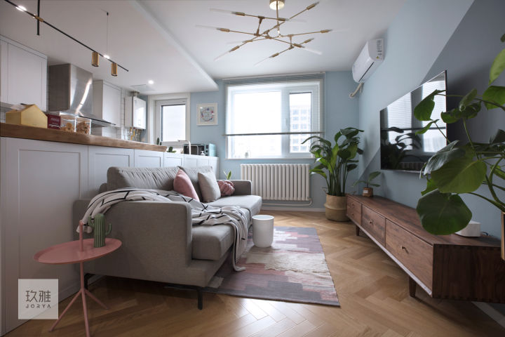 一字型厨房怎么设计高低台,厨房橱柜高低台设计效果图