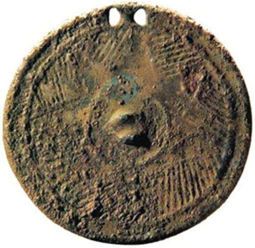 商代真品铜镜380厘米12生肖大铜镜,古代的铜镜什么图案最有收藏价值