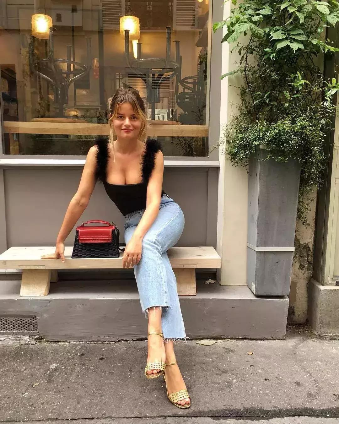 法式chic套装,frenchchic条纹