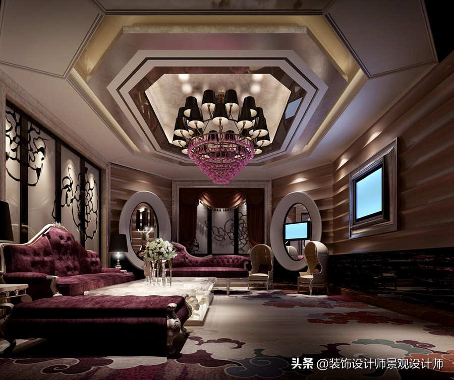 ktv室内设计案例效果图,ktv室内设计