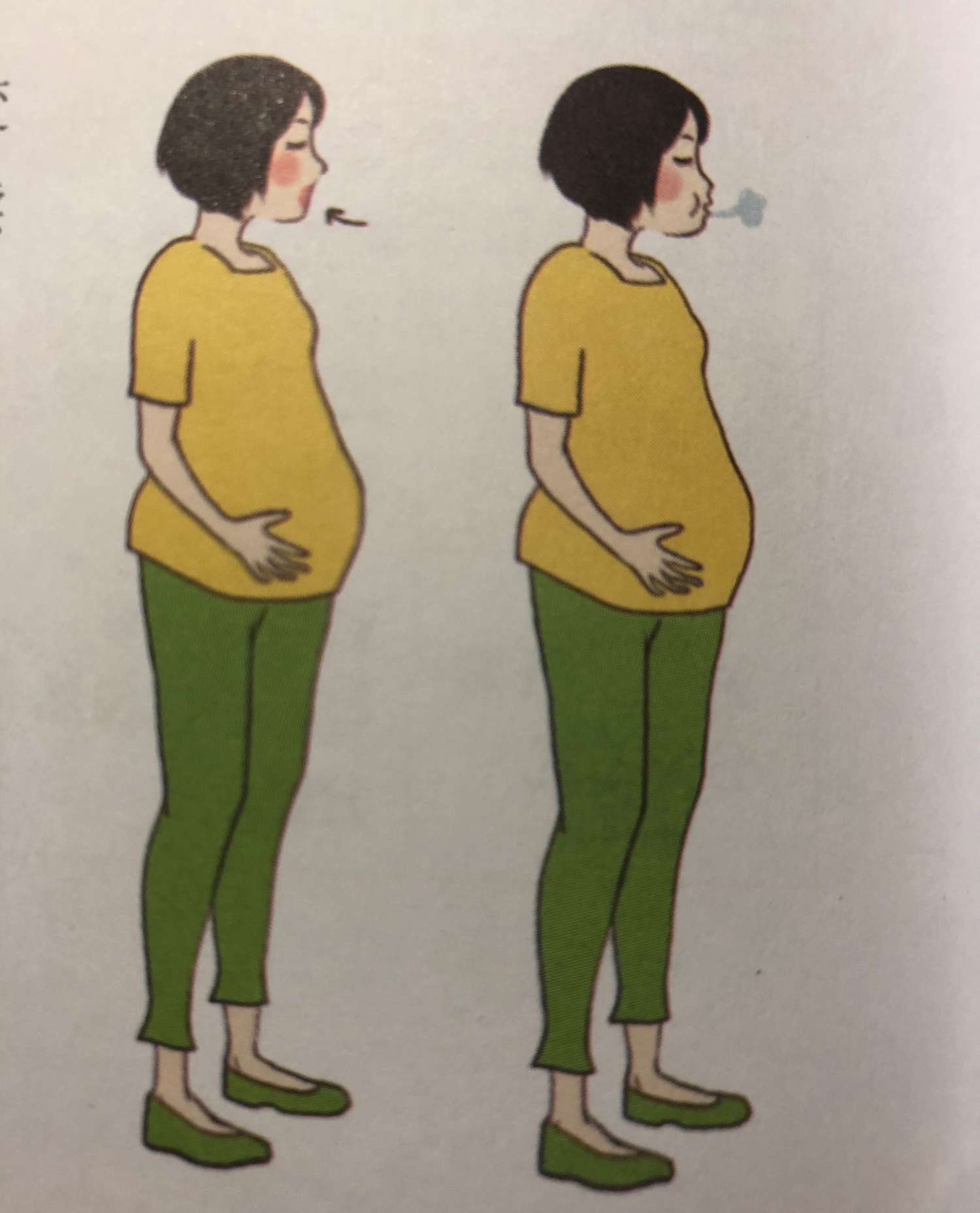 孕晚期如何练习分娩呼吸法,孕期拉梅兹呼吸法的正确做法