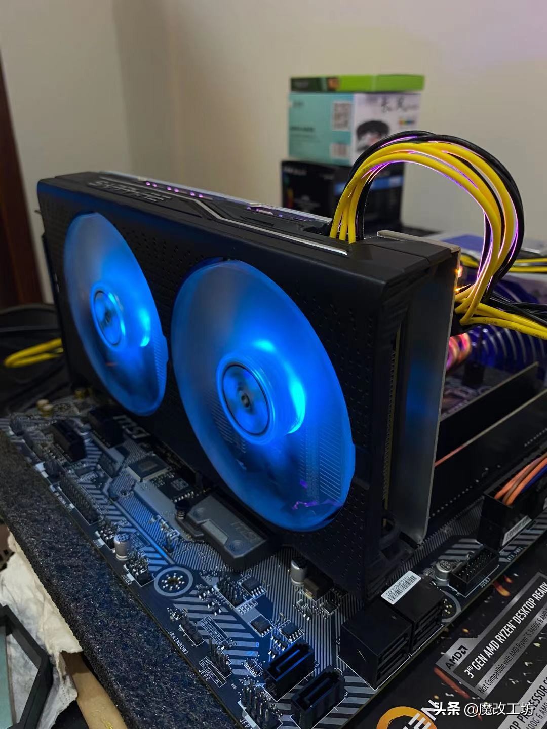 900万粉丝福利,蓝宝石rx580满血版8g显卡