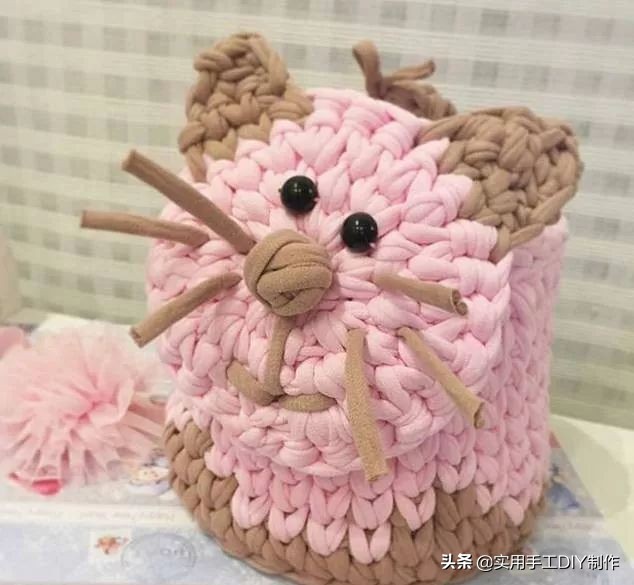 手工用绳子编织篮子简单又好看,怎样手工编篮子