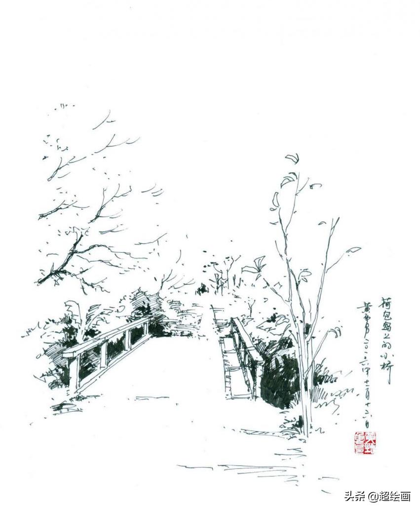 十大顶级钢笔画速写,钢笔速写100幅图片